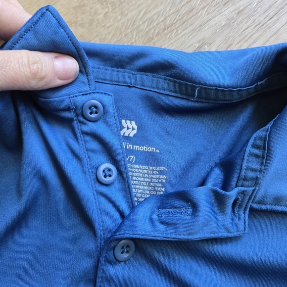 Set of 2 Target Little Boy Small Red Firetruck & Blue collar polo short sleeve - Picture 4 of 11